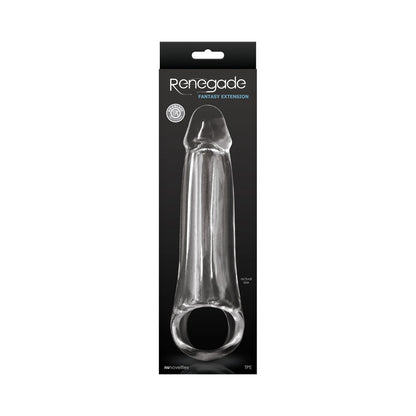 Renegade Fantasy Penis Extension Large – Clear TPE