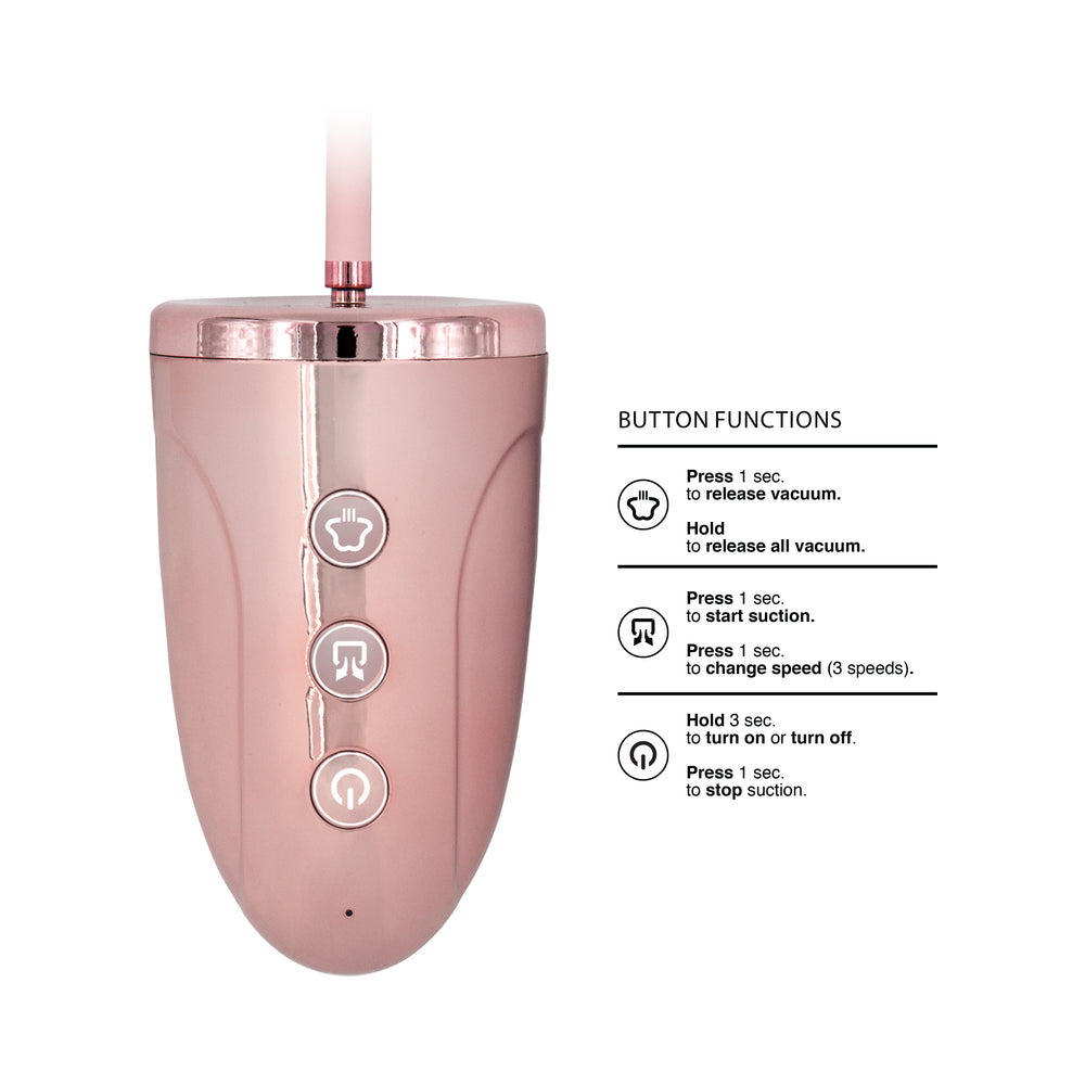 Pumped Rechargeable 3-Speed Pussy Pump - Pink