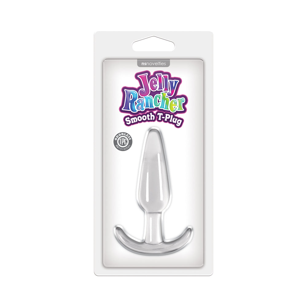 NS Novelties Jelly Rancher Smooth T-Plug – Clear – Comfortable Design