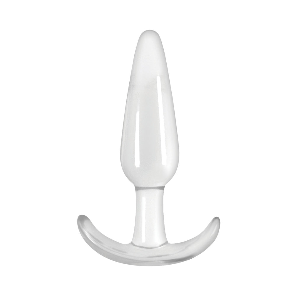 NS Novelties Jelly Rancher Smooth T-Plug – Clear – Comfortable Design
