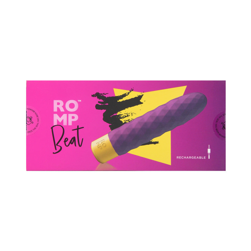 ROMP Beat Rechargeable Silicone Bullet Vibrator – Light Purple