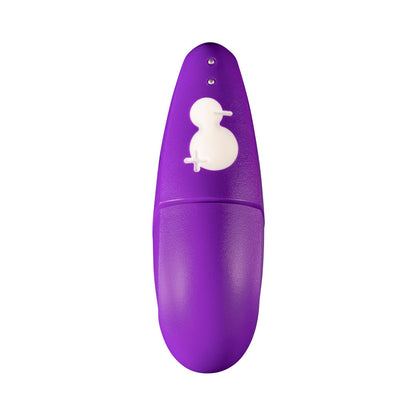 ROMP Free Rechargeable Silicone Clitoral Vibrator with Pleasure Air Technology – Purple