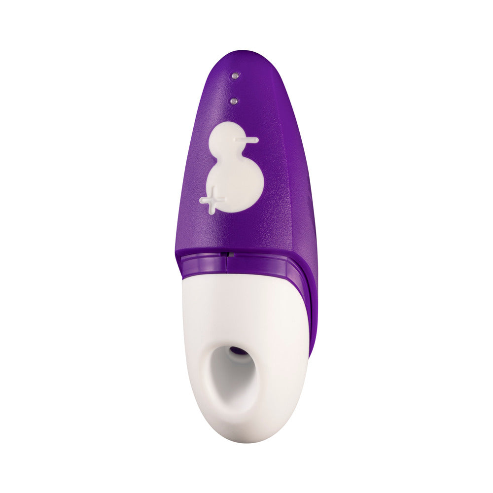 ROMP Free Rechargeable Silicone Clitoral Vibrator with Pleasure Air Technology – Purple