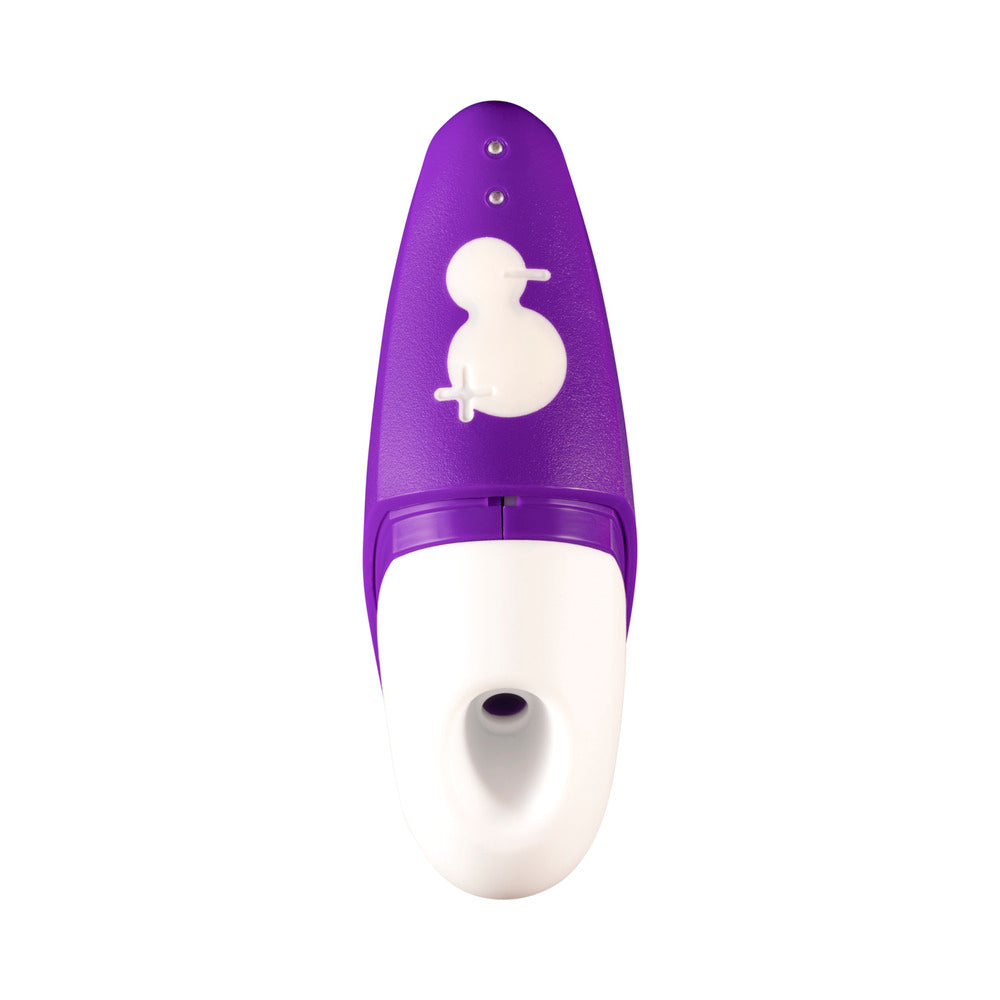 ROMP Free Rechargeable Silicone Clitoral Vibrator with Pleasure Air Technology – Purple