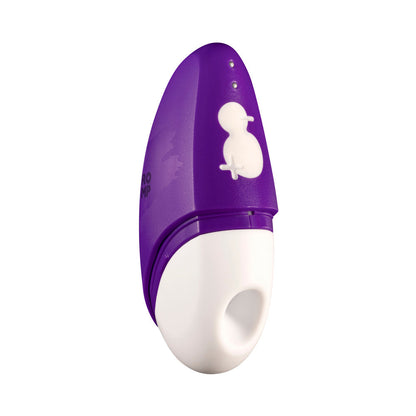 ROMP Free Rechargeable Silicone Clitoral Vibrator with Pleasure Air Technology – Purple