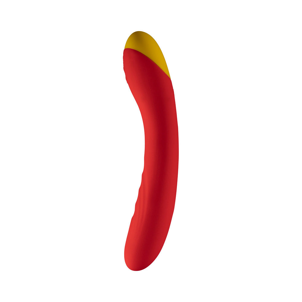 ROMP Hype Rechargeable Silicone G-Spot Vibrator – Red