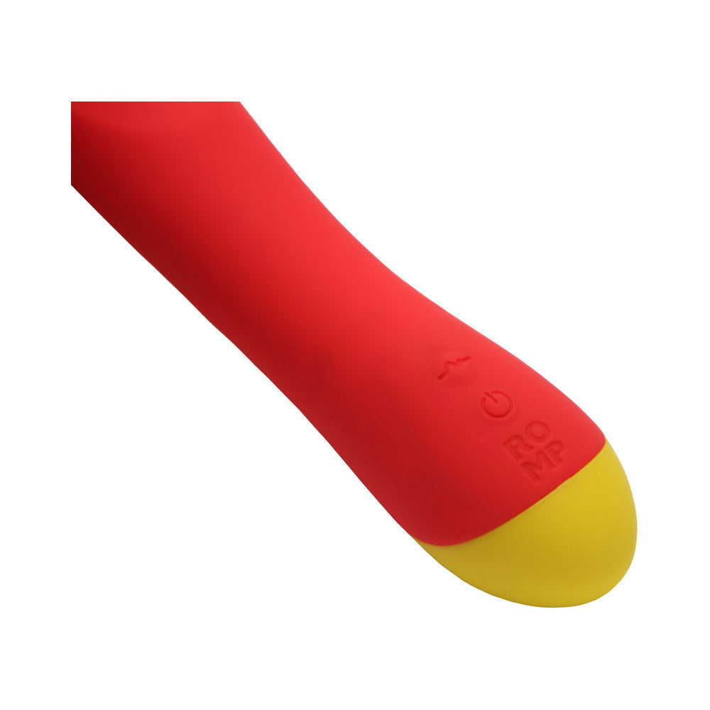 ROMP Hype Rechargeable Silicone G-Spot Vibrator – Red