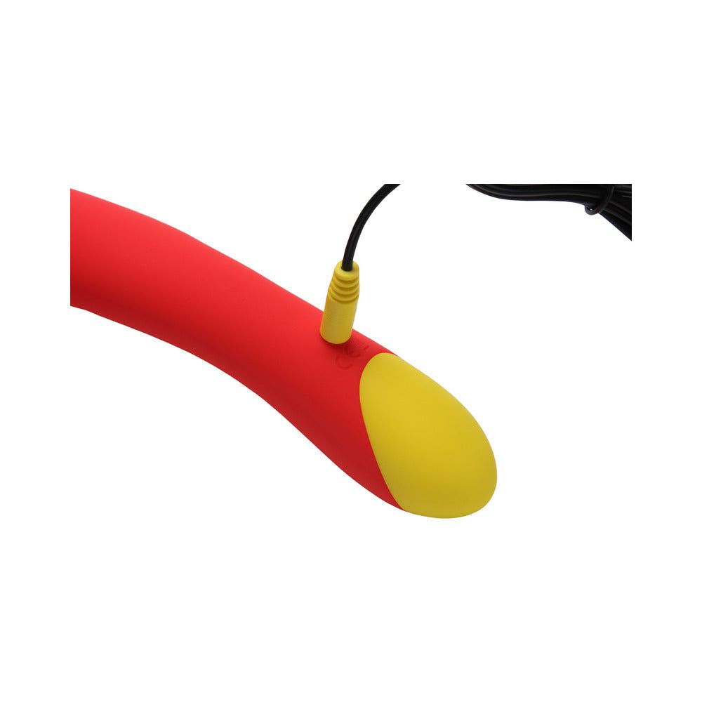 ROMP Hype Rechargeable Silicone G-Spot Vibrator – Red