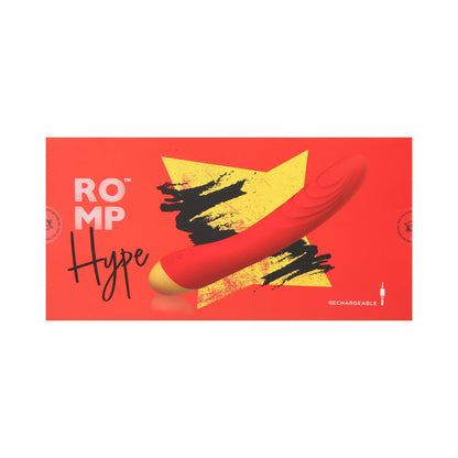 ROMP Hype Rechargeable Silicone G-Spot Vibrator – Red