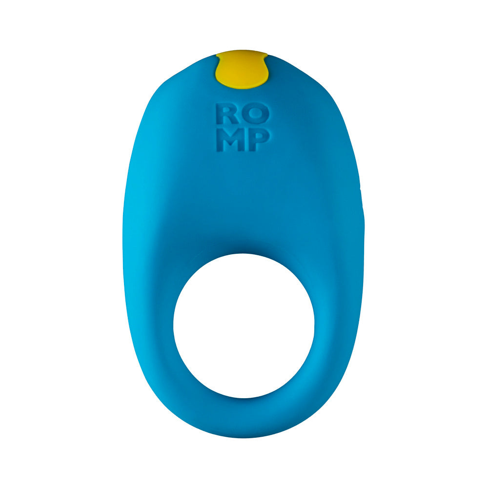 ROMP Juke Rechargeable Silicone Vibrating Penis Ring – Light Blue