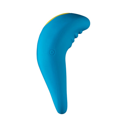 ROMP Juke Rechargeable Silicone Vibrating Penis Ring – Light Blue