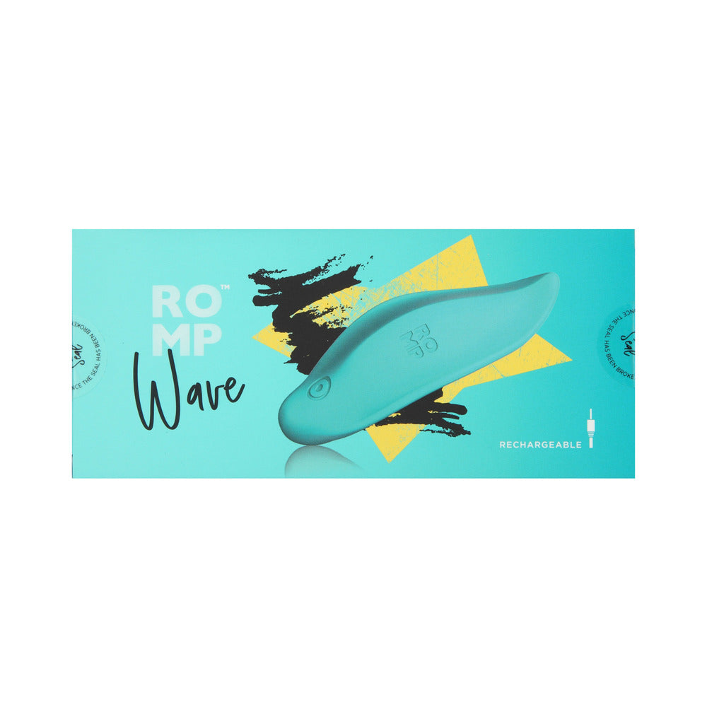 ROMP Wave Rechargeable Silicone Lay-On Vibrator – Mint