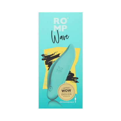 ROMP Wave Rechargeable Silicone Lay-On Vibrator – Mint