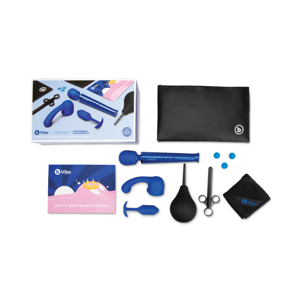 b-Vibe Anal Massage & Education Set – Blue