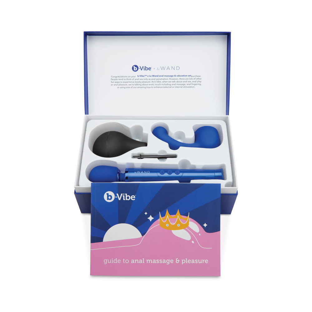 b-Vibe Anal Massage & Education Set – Blue