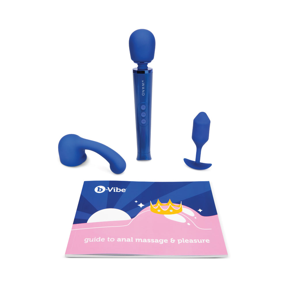 b-Vibe Anal Massage & Education Set – Blue