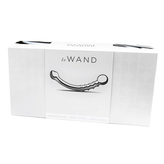 Le Wand Bow Stainless Steel Massager – Silver