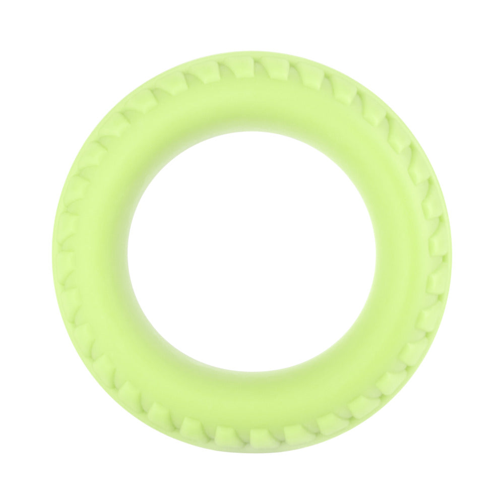 Forto F-12 Liquid Silicone Cockring – 35mm – White