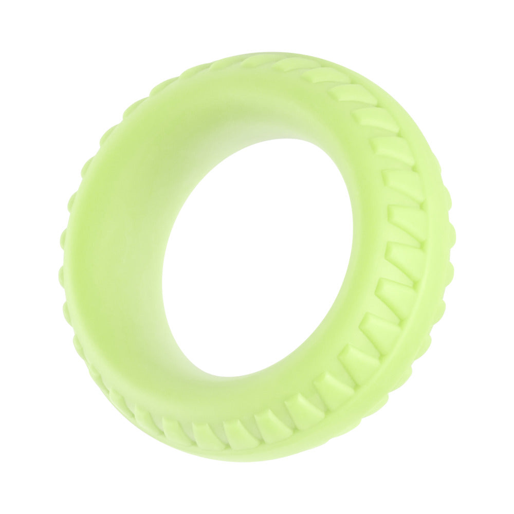 Forto F-12 Liquid Silicone Cockring – 35mm – White