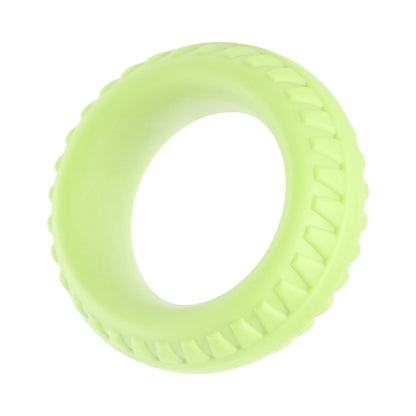 Forto F-12 Liquid Silicone Cockring – 35mm – White