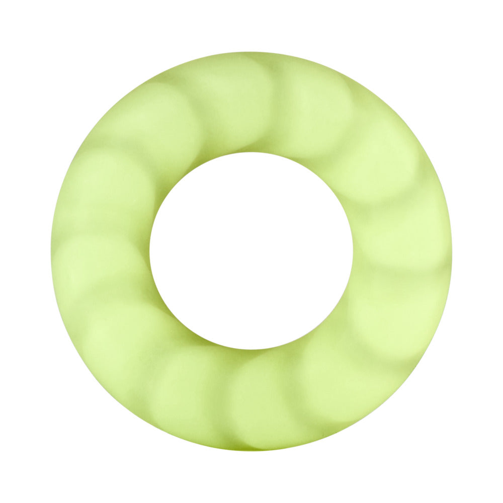 Forto F-25 Liquid Silicone Cockring – White – Stretchable Design
