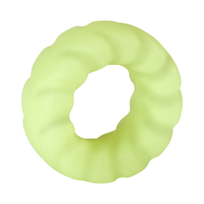 Forto F-25 Liquid Silicone Cockring – White – Stretchable Design