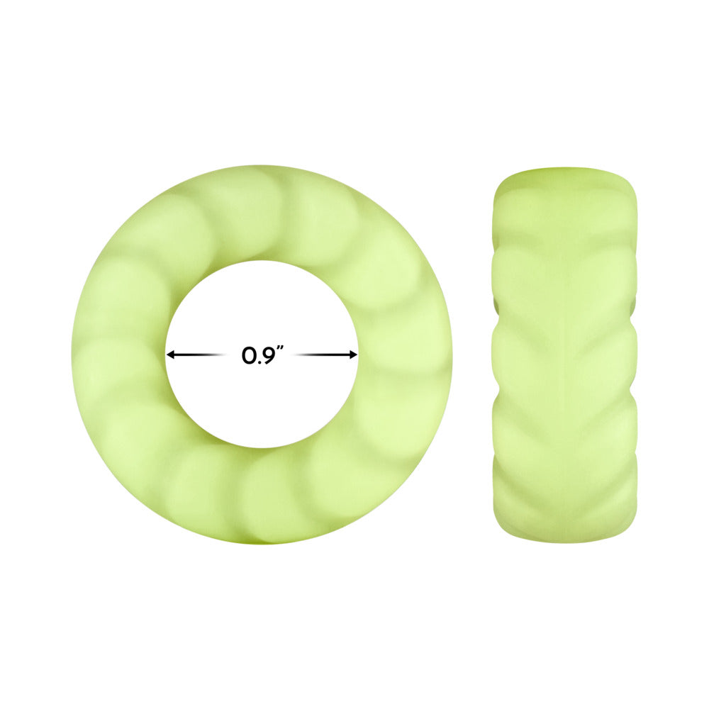 Forto F-25 Liquid Silicone Cockring – White – Stretchable Design