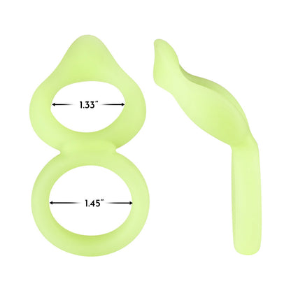 Forto F-88 Liquid Silicone Cock & Ball Ring - White