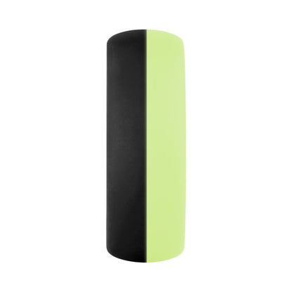 Forto F-19 Liquid Silicone 2-Tone Cockring – Black/Glow