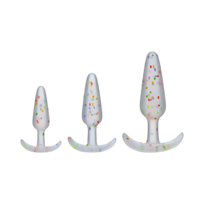 Doc Johnson Mood Pride Anal Plug Training Set – Multi-Color, 3-Piece