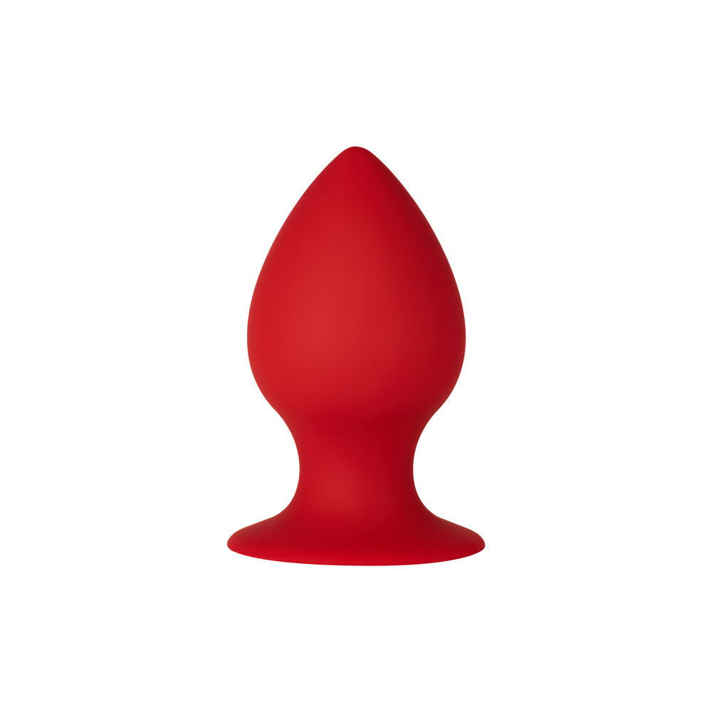 Forto F-98 Cone Silicone Anal Plug – Small – Red