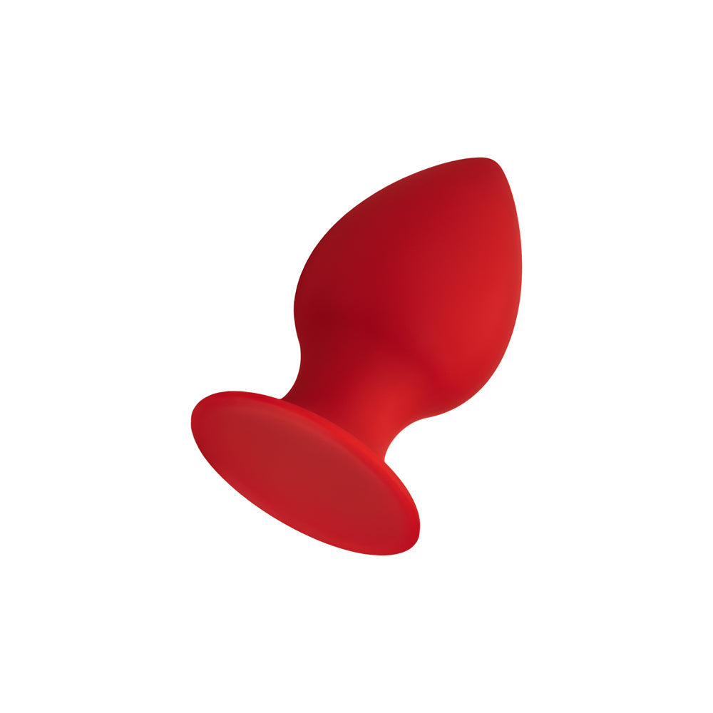 Forto F-98 Cone Silicone Anal Plug – Small – Red