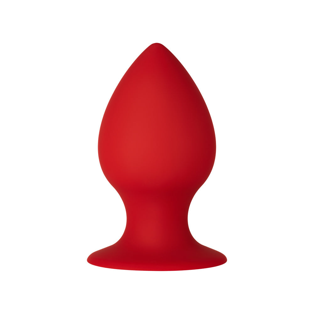 Forto F-98 Cone Silicone Anal Plug Medium – Red