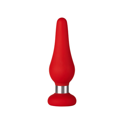 Forto F-21 Tear Drop Silicone Anal Plug – Small, Red