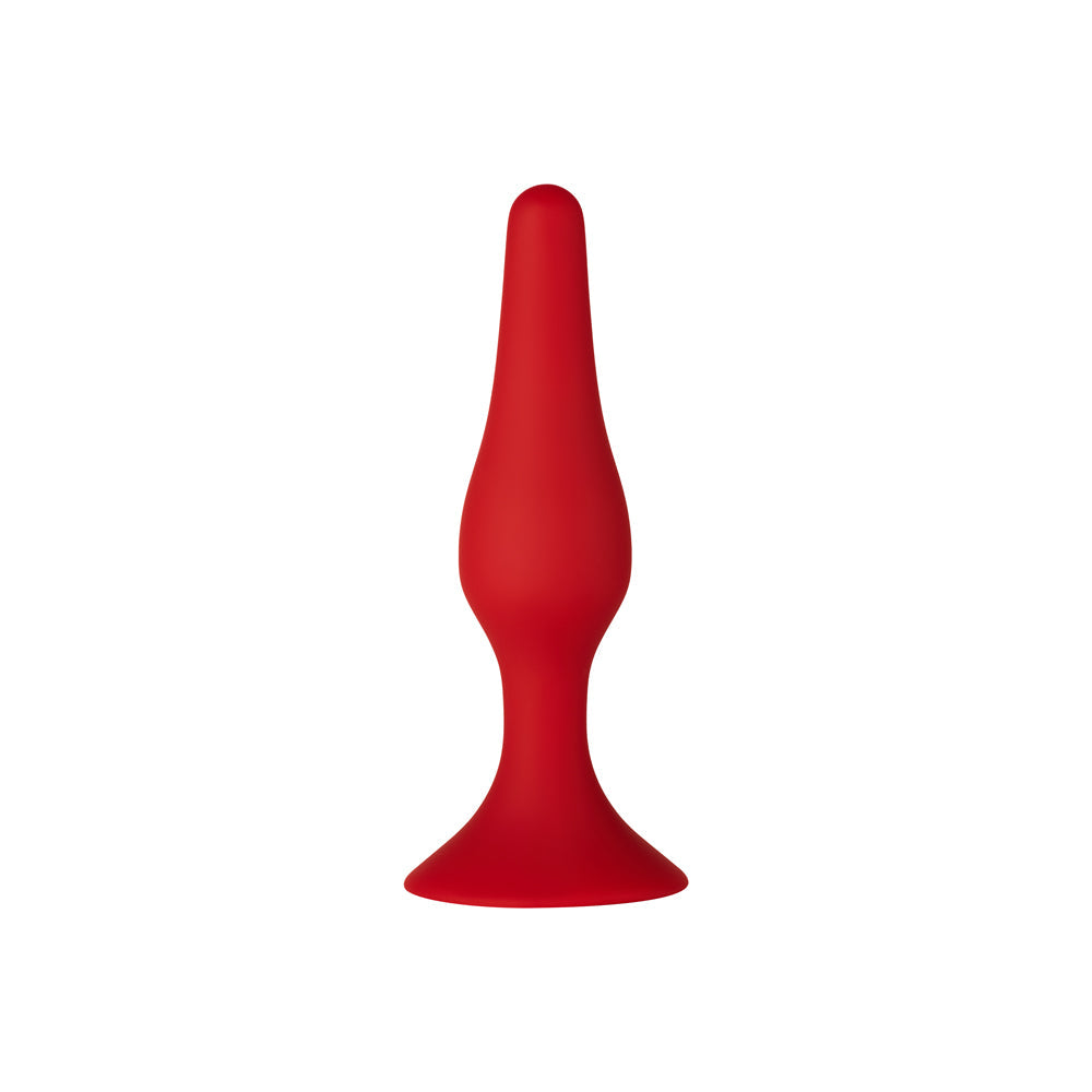 Forto F-11 Lungo Silicone Anal Plug Small – Red