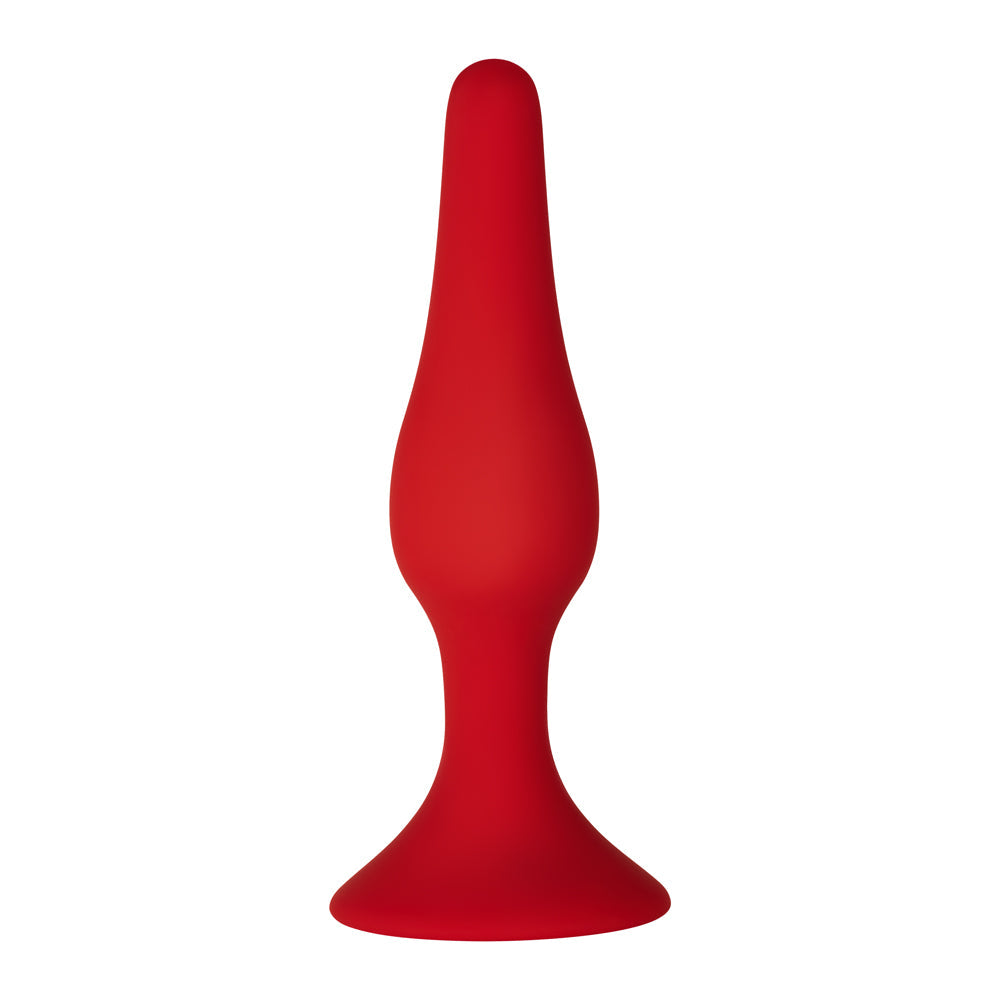 Forto F-11 Lungo Silicone Anal Plug – Large, Red