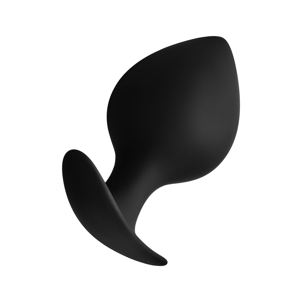 Forto F-60 Spade Silicone Anal Plug - Medium - Black