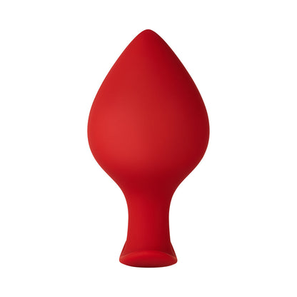 Forto F-60 Spade Silicone Anal Plug – Medium Red