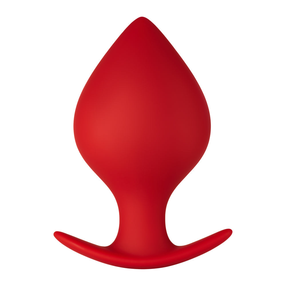 Forto F-60 Large Silicone Spade Anal Plug – Red