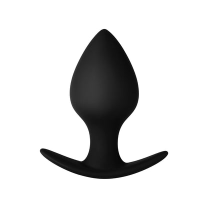 Forto F-63 Rattler Spade Silicone Anal Plug – Small Black