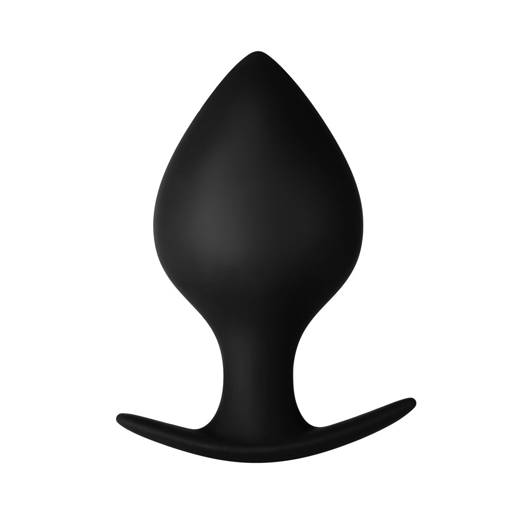 Forto F-63 Rattler Spade Silicone Anal Plug – Medium Black