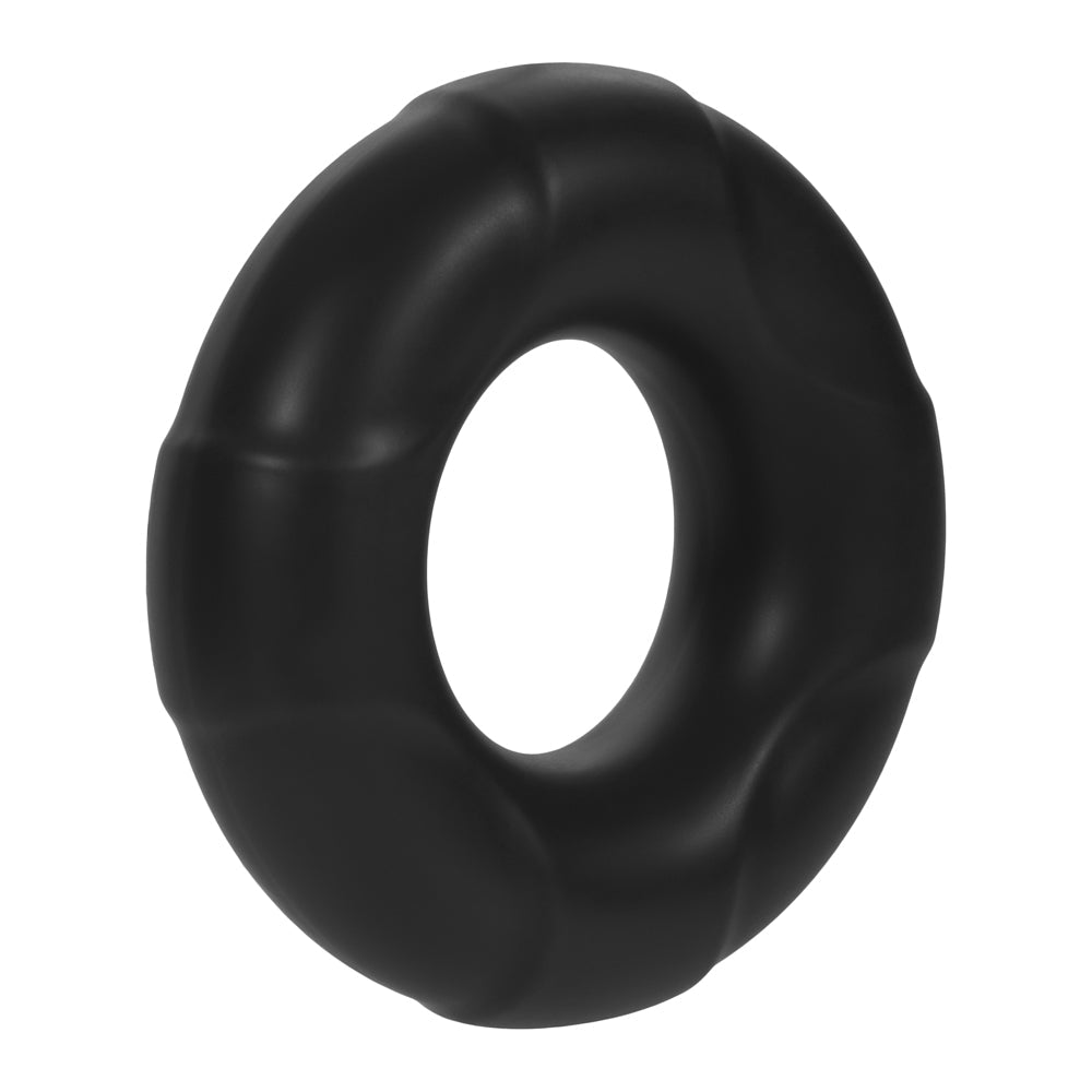Forto F-33 Liquid Silicone Cockring – Large Black
