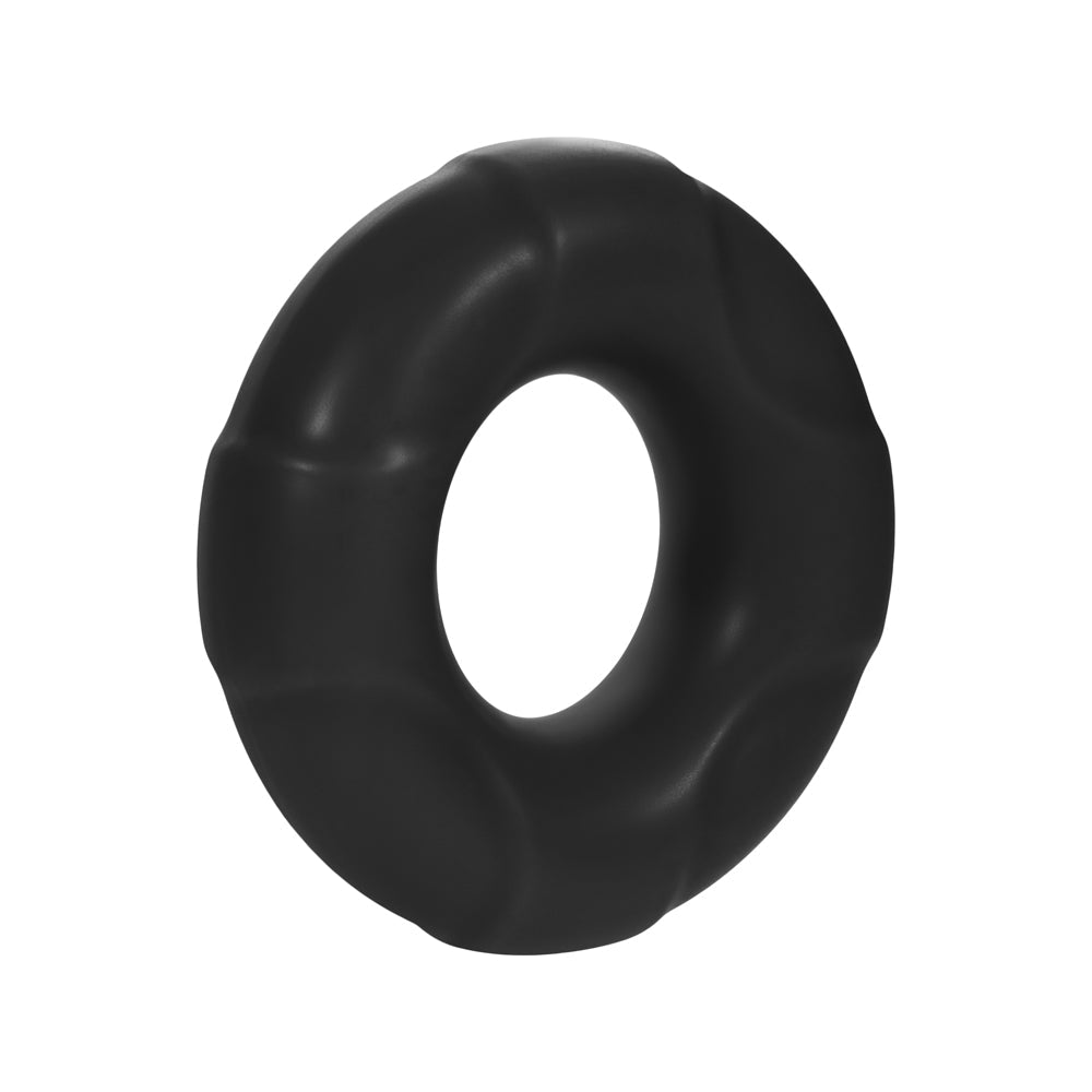 Forto F-33 Liquid Silicone Cockring – Medium – Black