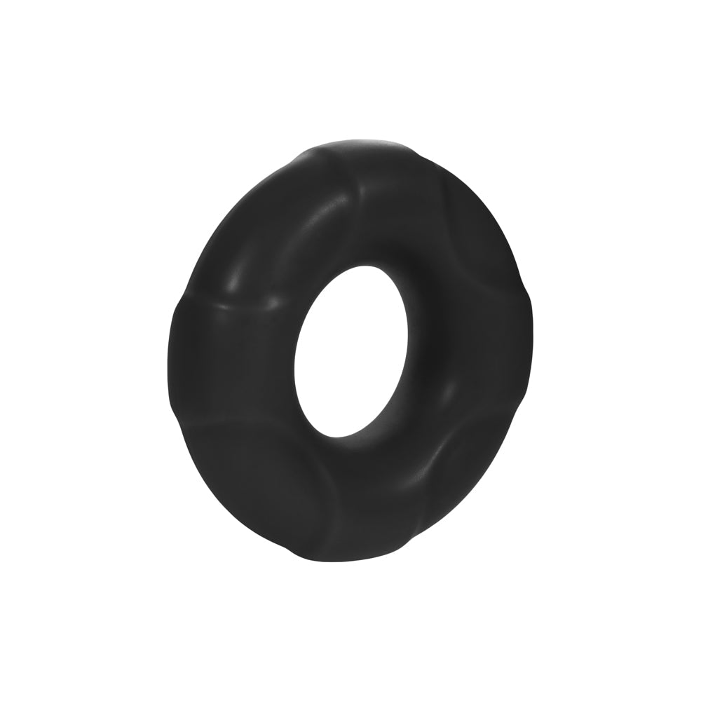 Forto F-33 Liquid Silicone Cockring – Small – Black