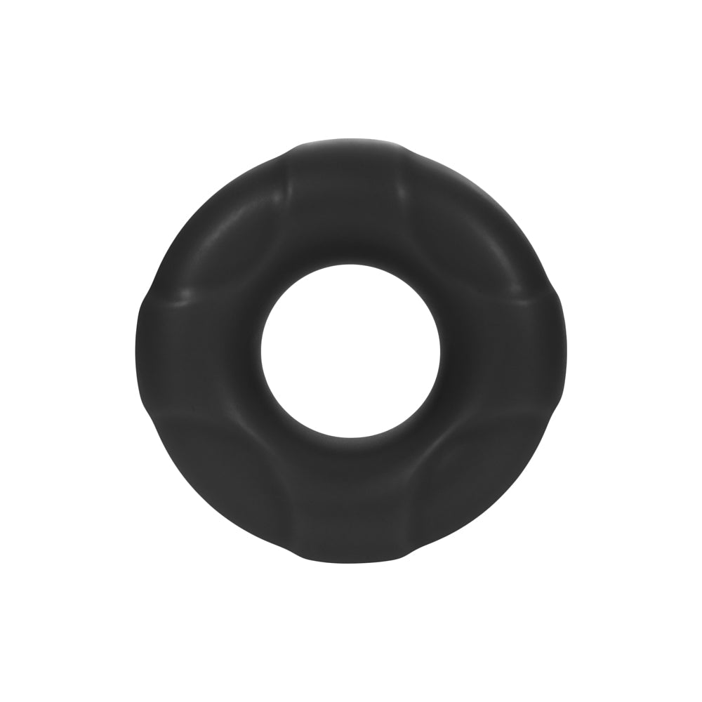 Forto F-33 Liquid Silicone Cockring – Small – Black