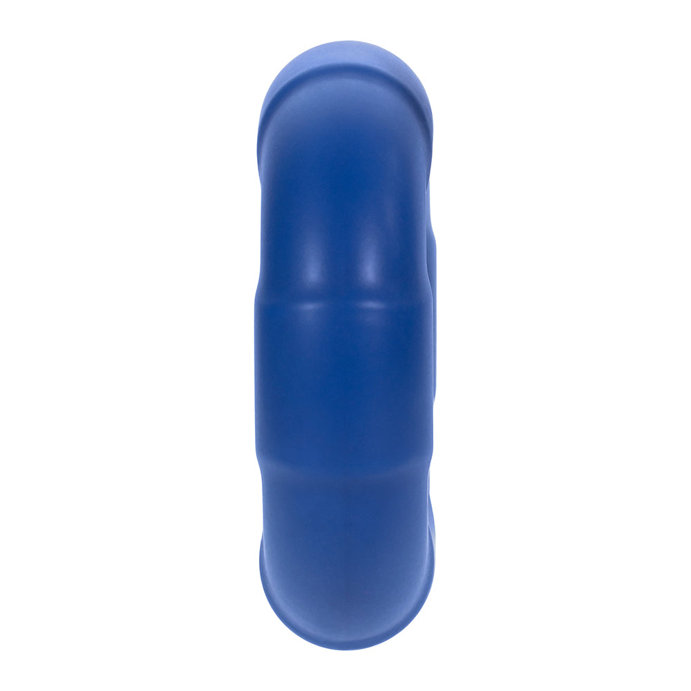 Forto F-33 Large Liquid Silicone Cockring – Blue