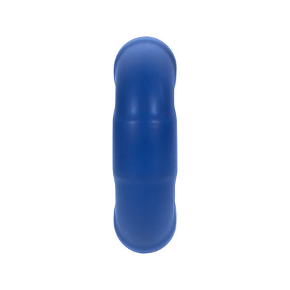 Forto F-33 Liquid Silicone Cockring – Medium Blue
