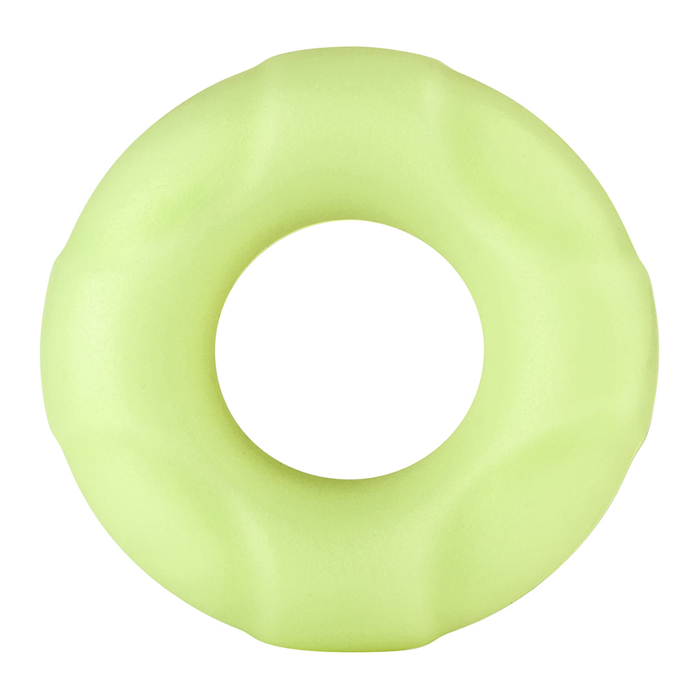 Forto F-33 Liquid Silicone Cockring – Large – White