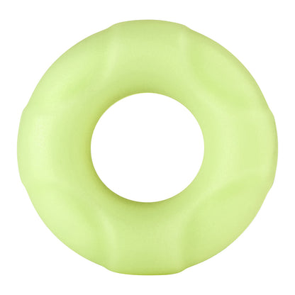 Forto F-33 Liquid Silicone Cockring – Large – White