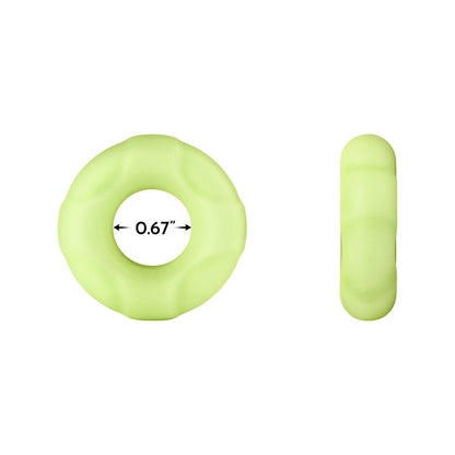Forto F-33 Liquid Silicone Cockring – Small – White